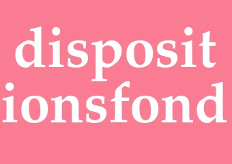 Synonym dispositionsfond