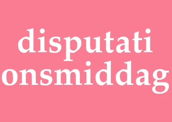 Synonym disputationsmiddag