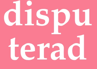 Synonym disputerad