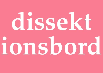 Synonym dissektionsbord