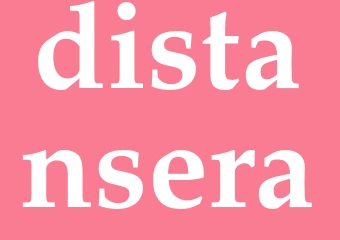 Synonym distansera