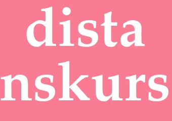 Synonym distanskurs