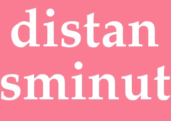 Synonym distansminut