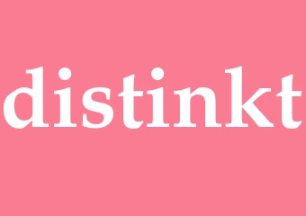 Synonym distinkt