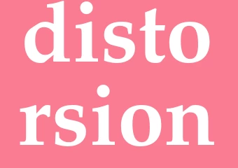 Synonym distorsion
