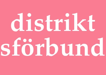 Synonym distriktsförbund