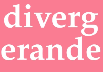 Synonym divergerande