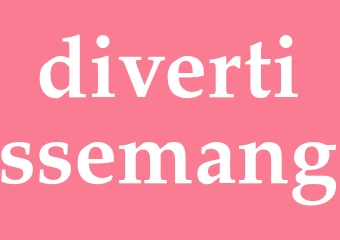 Synonym divertissemang