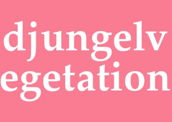 Synonym djungelvegetation