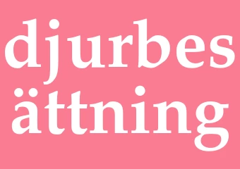 Synonym djurbesättning