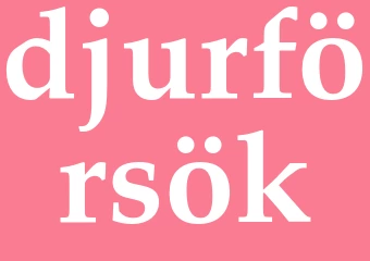 Synonym djurförsök