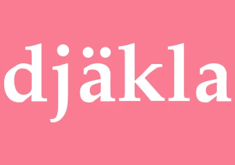 Synonym djäkla
