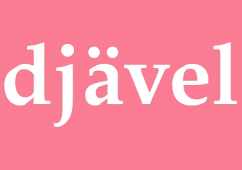 Synonym djävel