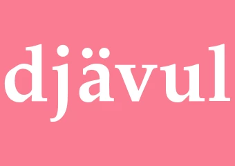 Synonym djävul
