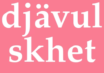 Synonym djävulskhet