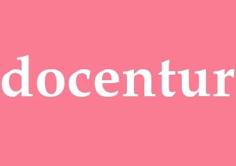 Synonym docentur