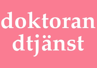 Synonym doktorandtjänst