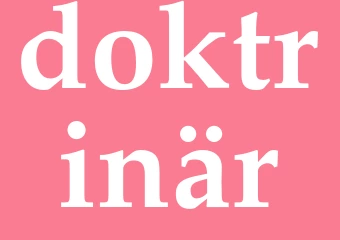 Synonym doktrinär