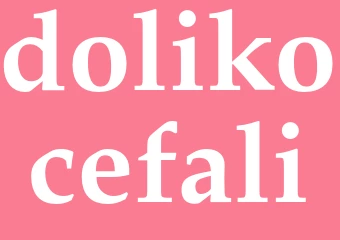 Synonym dolikocefali