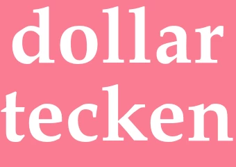 Synonym dollartecken