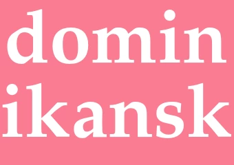 Synonym dominikansk