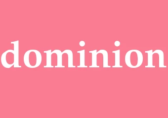 Synonym dominion