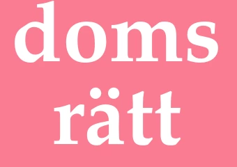 Synonym domsrätt