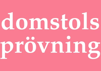 Synonym domstolsprövning