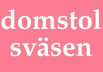 Synonym domstolsväsen