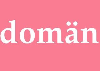 Synonym domän