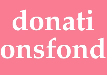 Synonym donationsfond
