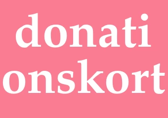 Synonym donationskort