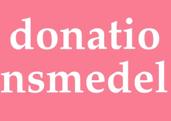 Synonym donationsmedel