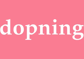 Synonym dopning