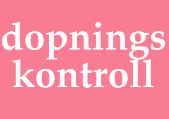 Synonym dopningskontroll