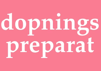 Synonym dopningspreparat