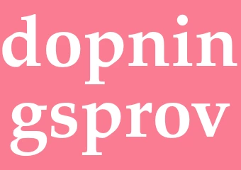 Synonym dopningsprov