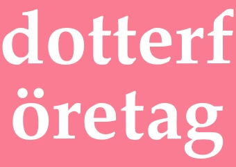 Synonym dotterföretag