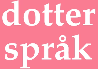 Synonym dotterspråk