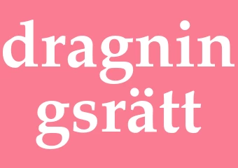 Synonym dragningsrätt