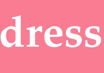 Synonym dress