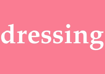 Synonym dressing