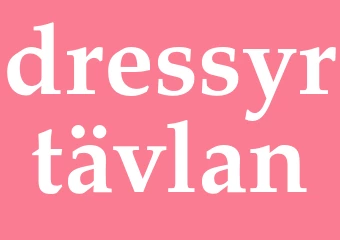 Synonym dressyrtävlan