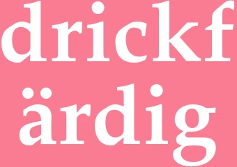 Synonym drickfärdig