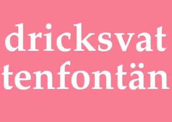 Synonym dricksvattenfontän