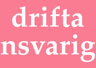 Synonym driftansvarig