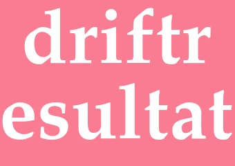 Synonym driftresultat