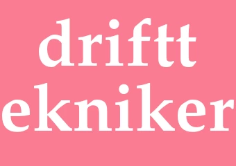 Synonym drifttekniker