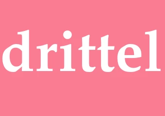 Synonym drittel