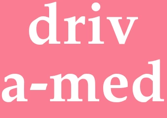 Synonym driva med